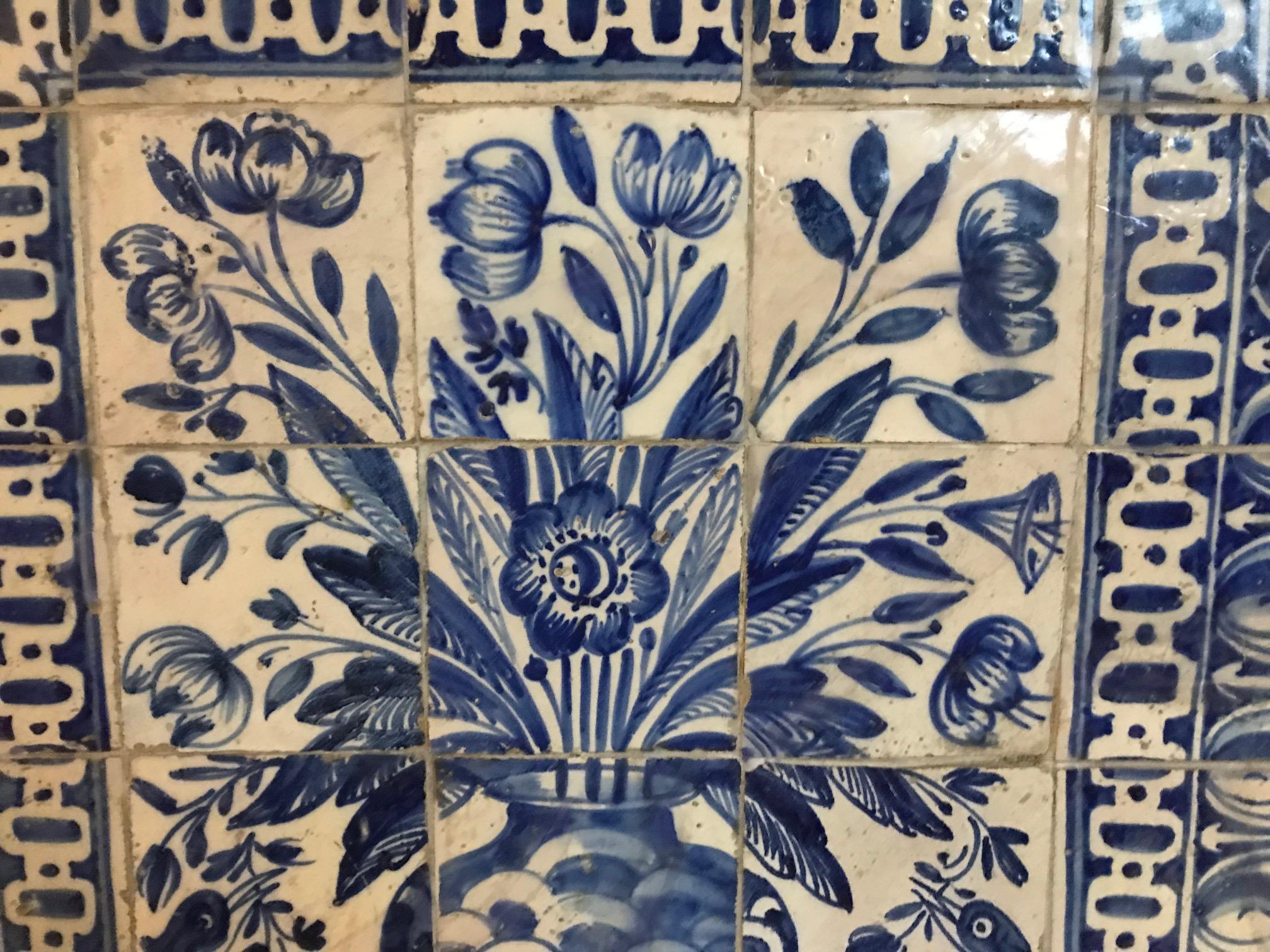 Portuguese 18th Century Tile Panel 