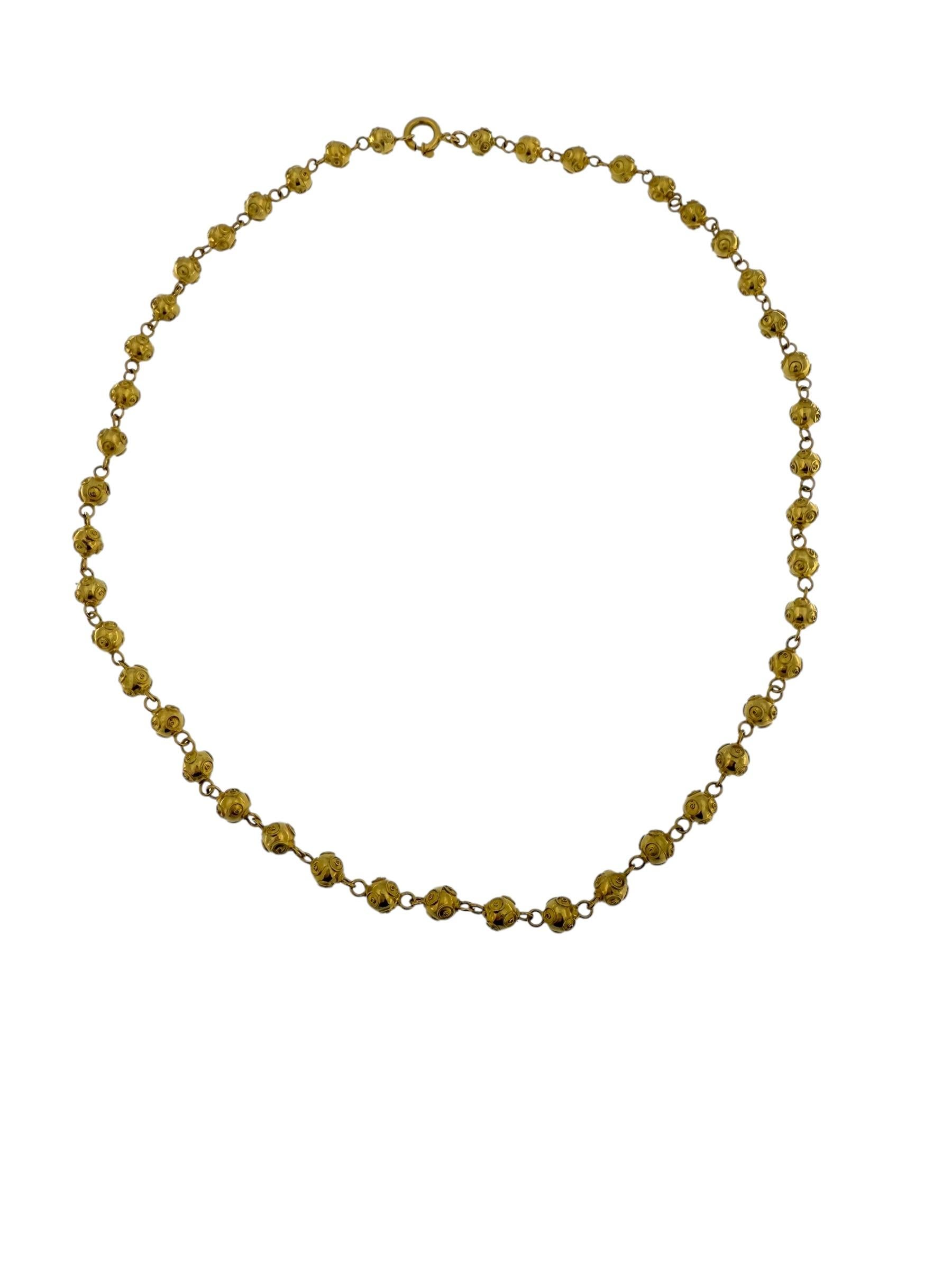 Collier traditionnel portugais en or jaune 19 carats en vente 1