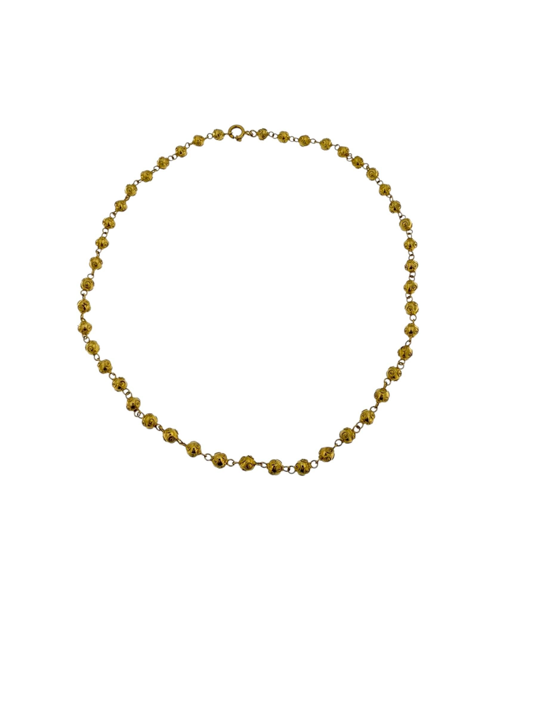 Collier traditionnel portugais en or jaune 19 carats en vente 2