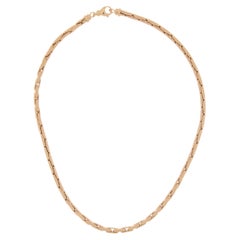 Portuguese 19kt Yellow Gold Chain Necklace