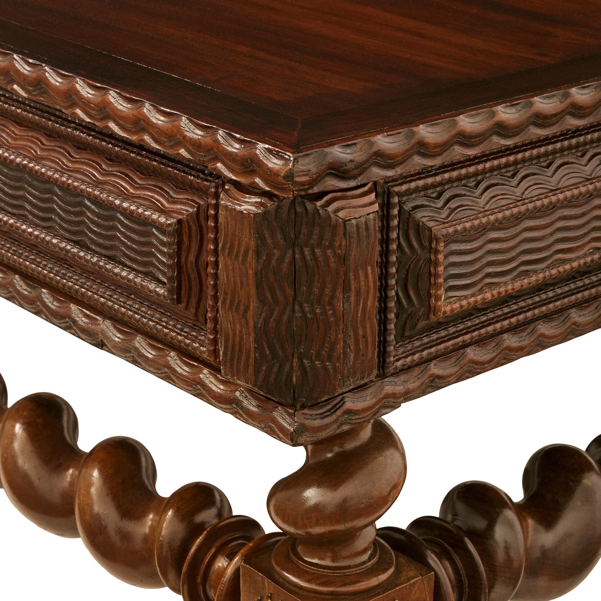 Portuguese 19th century Rosewood and Gilt Metal coffee table For Sale 2