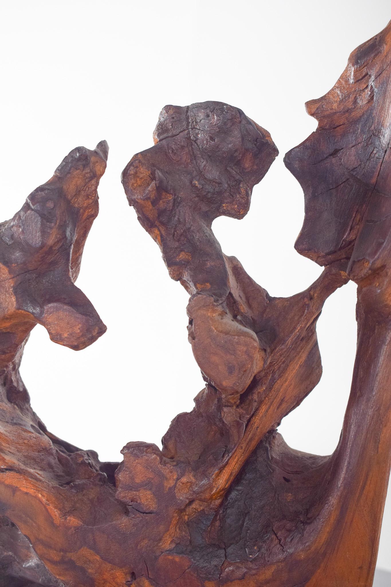Scultura astratta portoghese in Wood In condizioni buone in vendita a Lisboa, Lisboa
