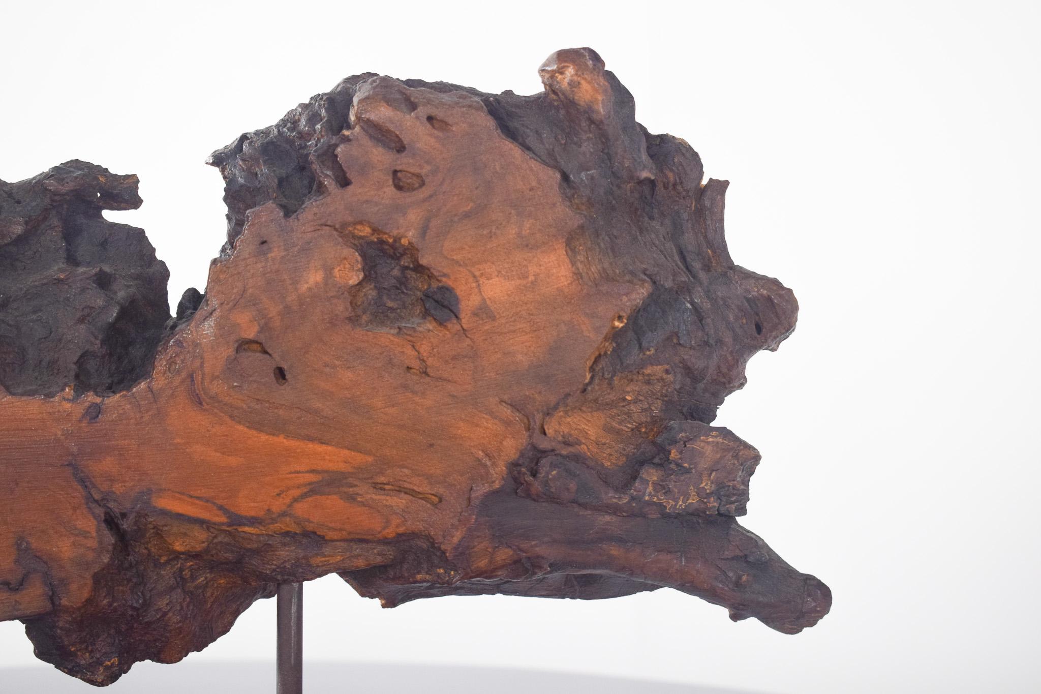 Moderno Scultura astratta portoghese in Wood in vendita