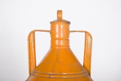 Portuguese Antique Metal container for Olive Oil