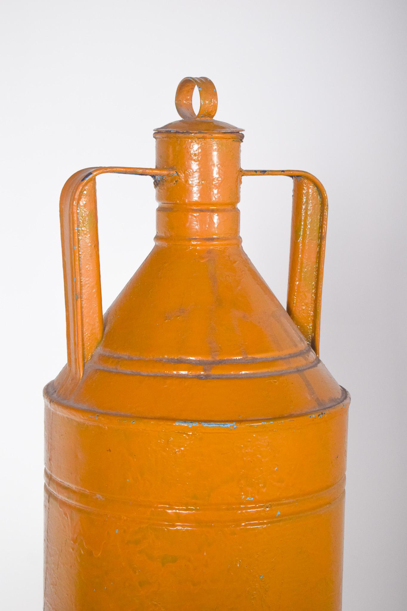 Portugais container portugais ancien pour huile d'olivier en vente