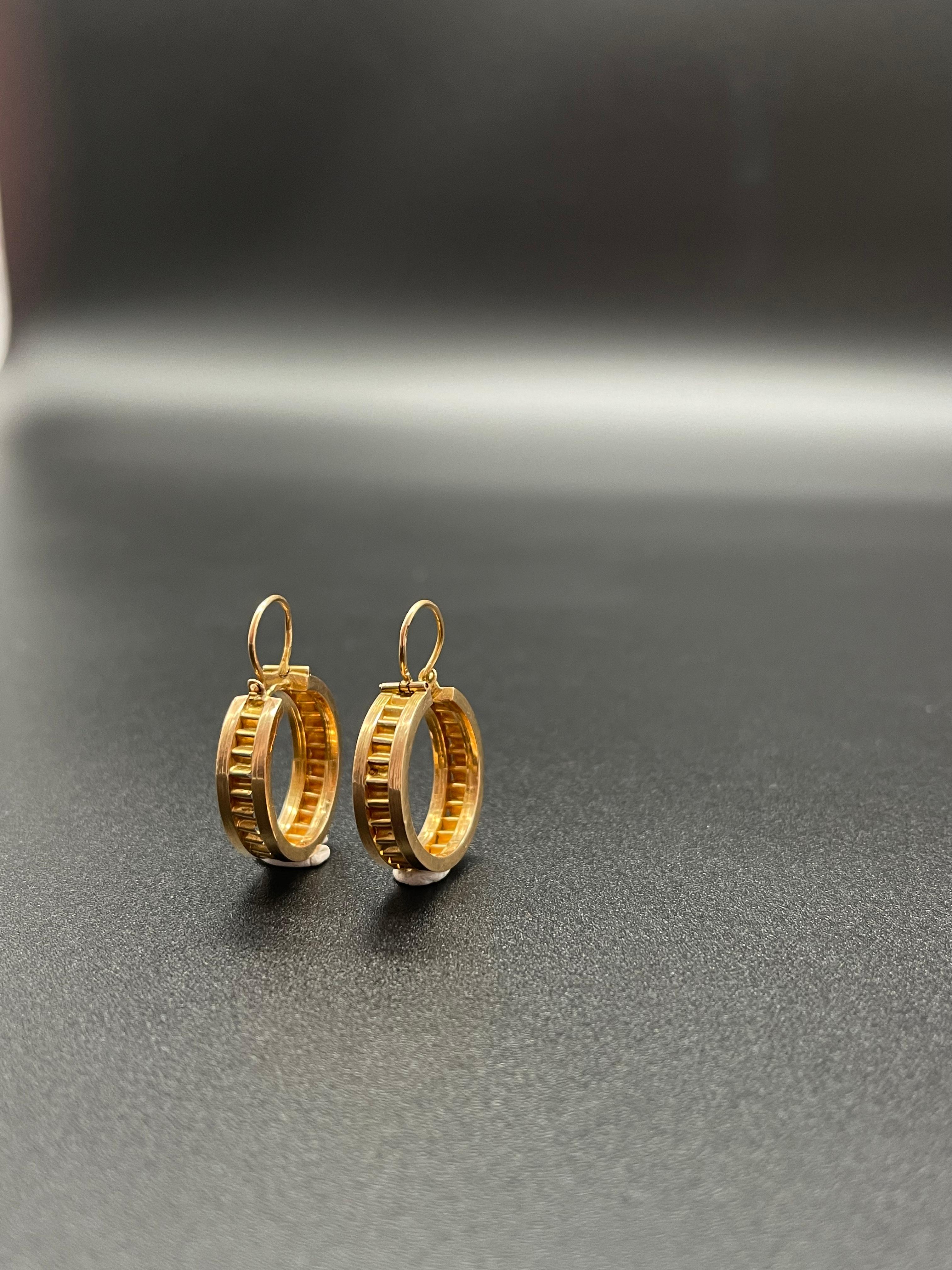 portuguese gold hoop earrings