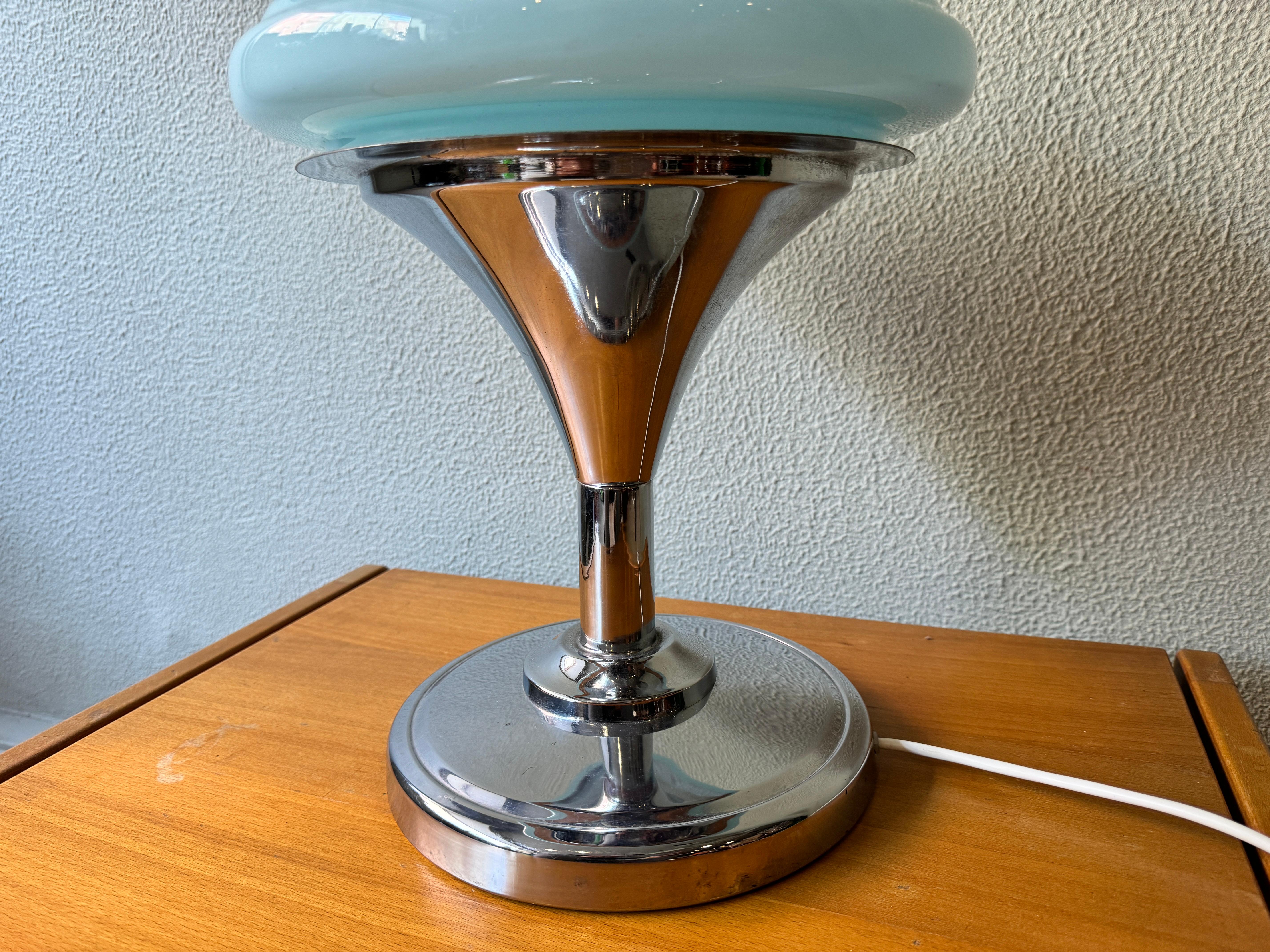 Portuguese Art Deco Table Lamp from Gaivota, 1940's For Sale 11
