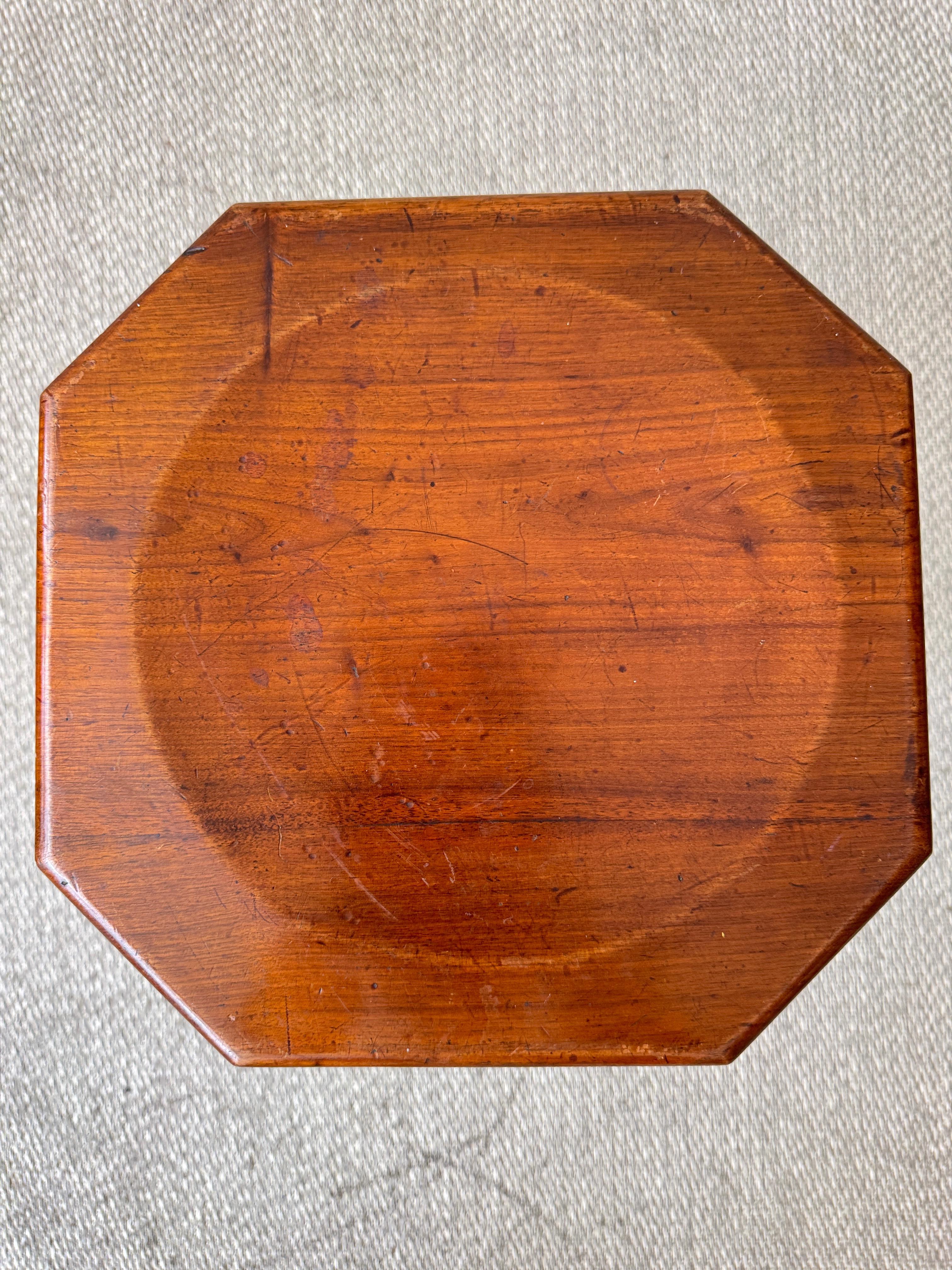 Taburete portugués Bauhaus de acero tubular y madera de Fábrica Portugal Años 30 en venta 8
