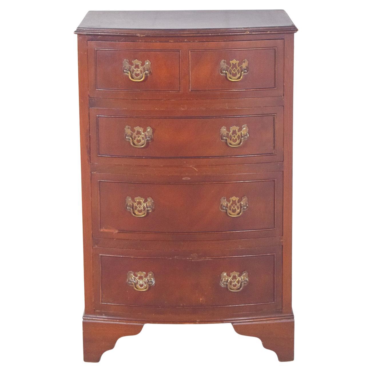 Portuguese Bedside Table with Five Drawers