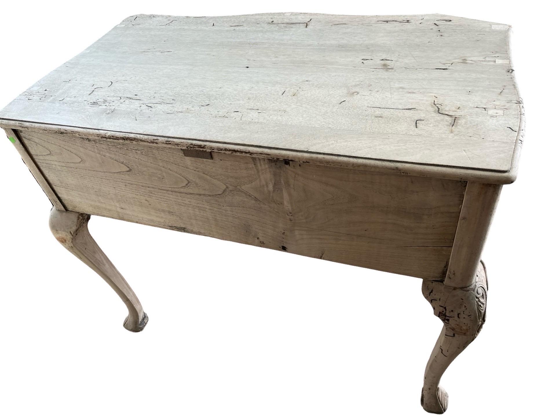 Portuguese Bleached Walnut Console Table, 18th Century For Sale 7