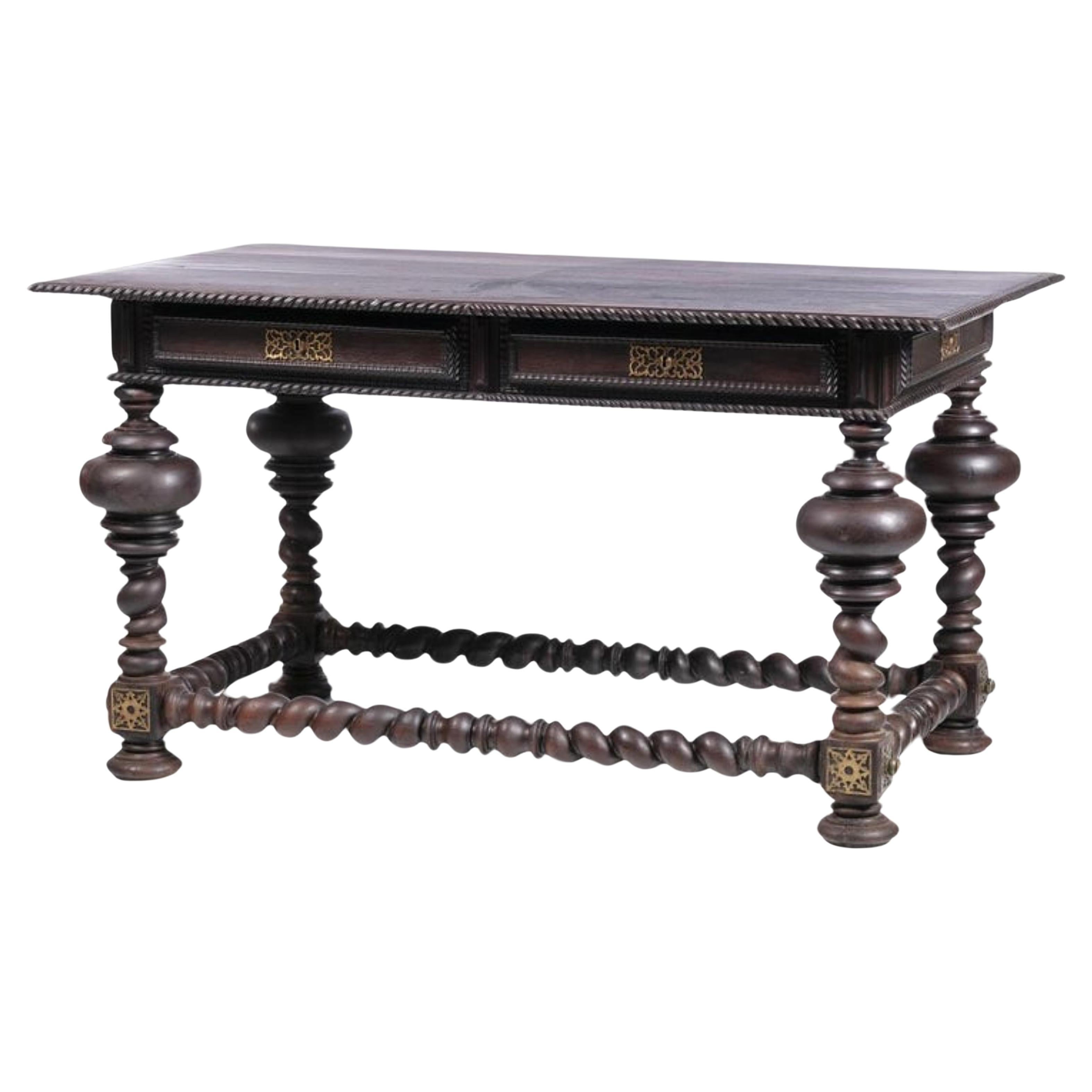 Portuguese Buffet Table, 17th Century For Sale