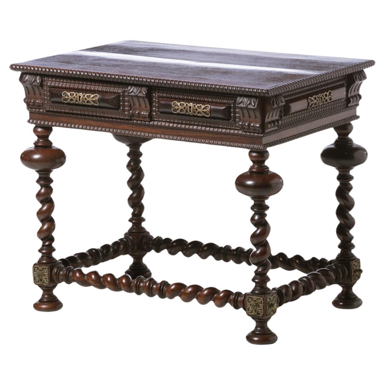 Portuguese Buffet Table 19th Century Rosewood For Sale