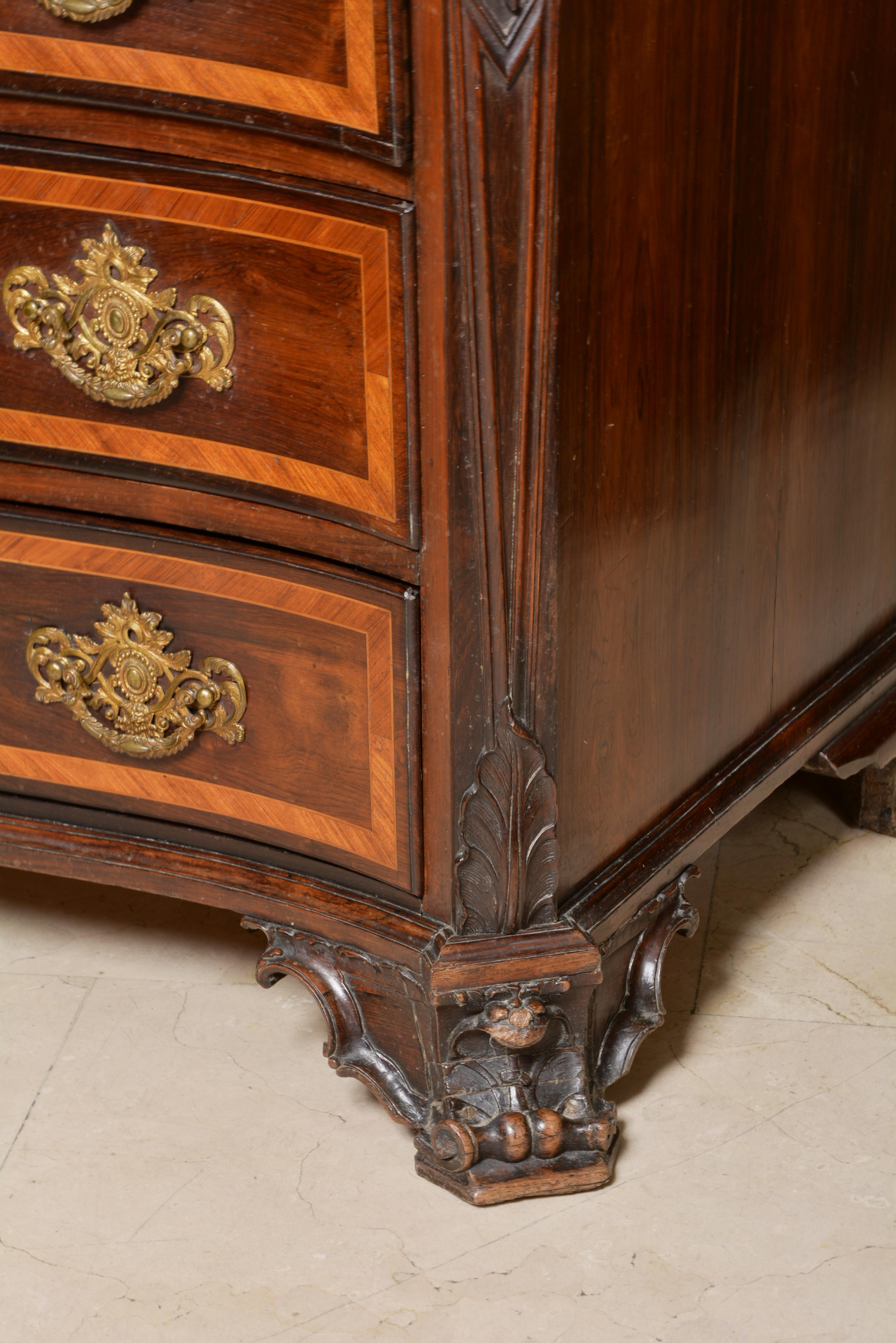 18th Century and Earlier Portuguese Bureau, Verawood, Rosewood, 18th Century