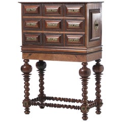Portuguese Cabinet 19th Century Palisander Wood