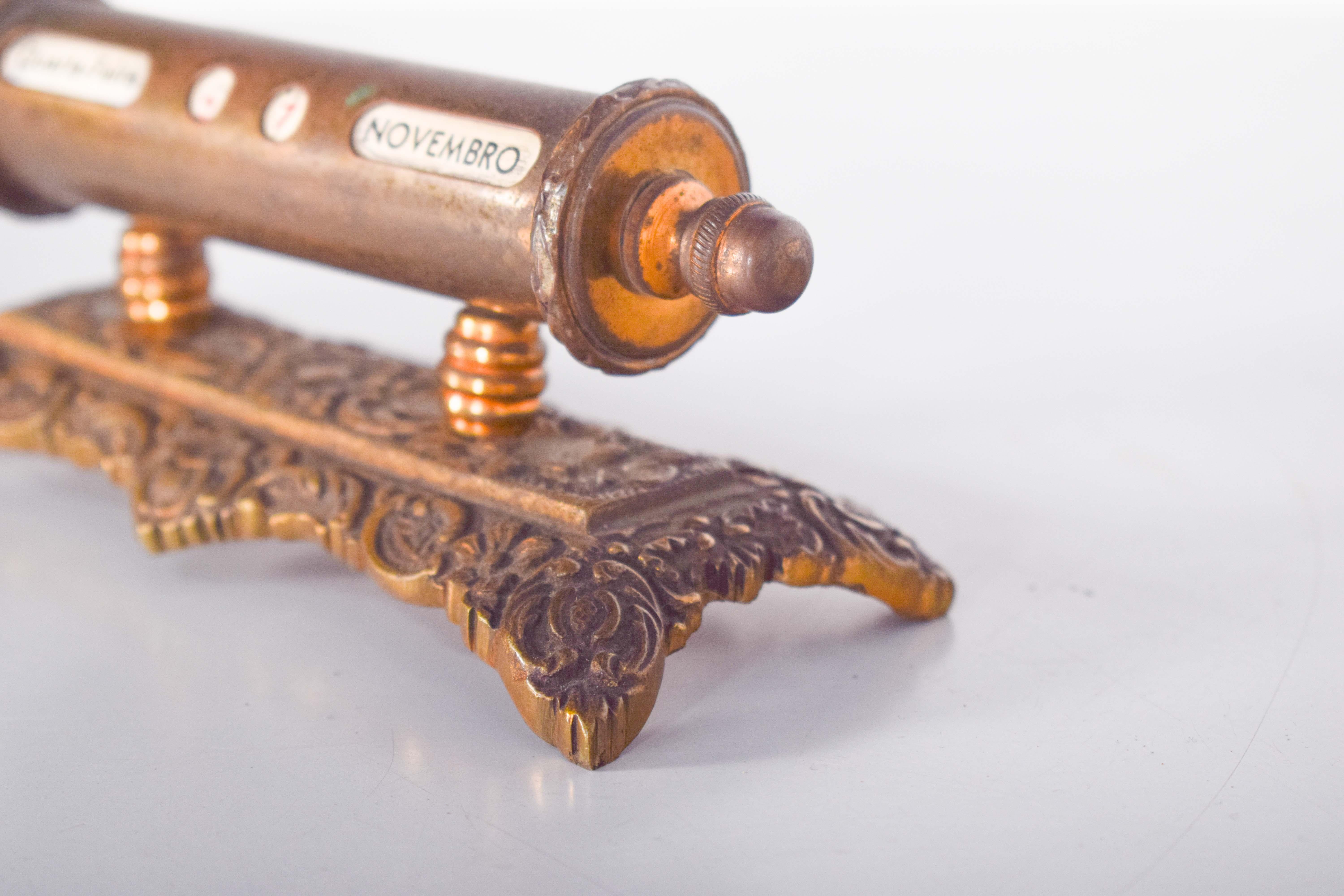 Mid-20th Century Portuguese Calendar For Sale