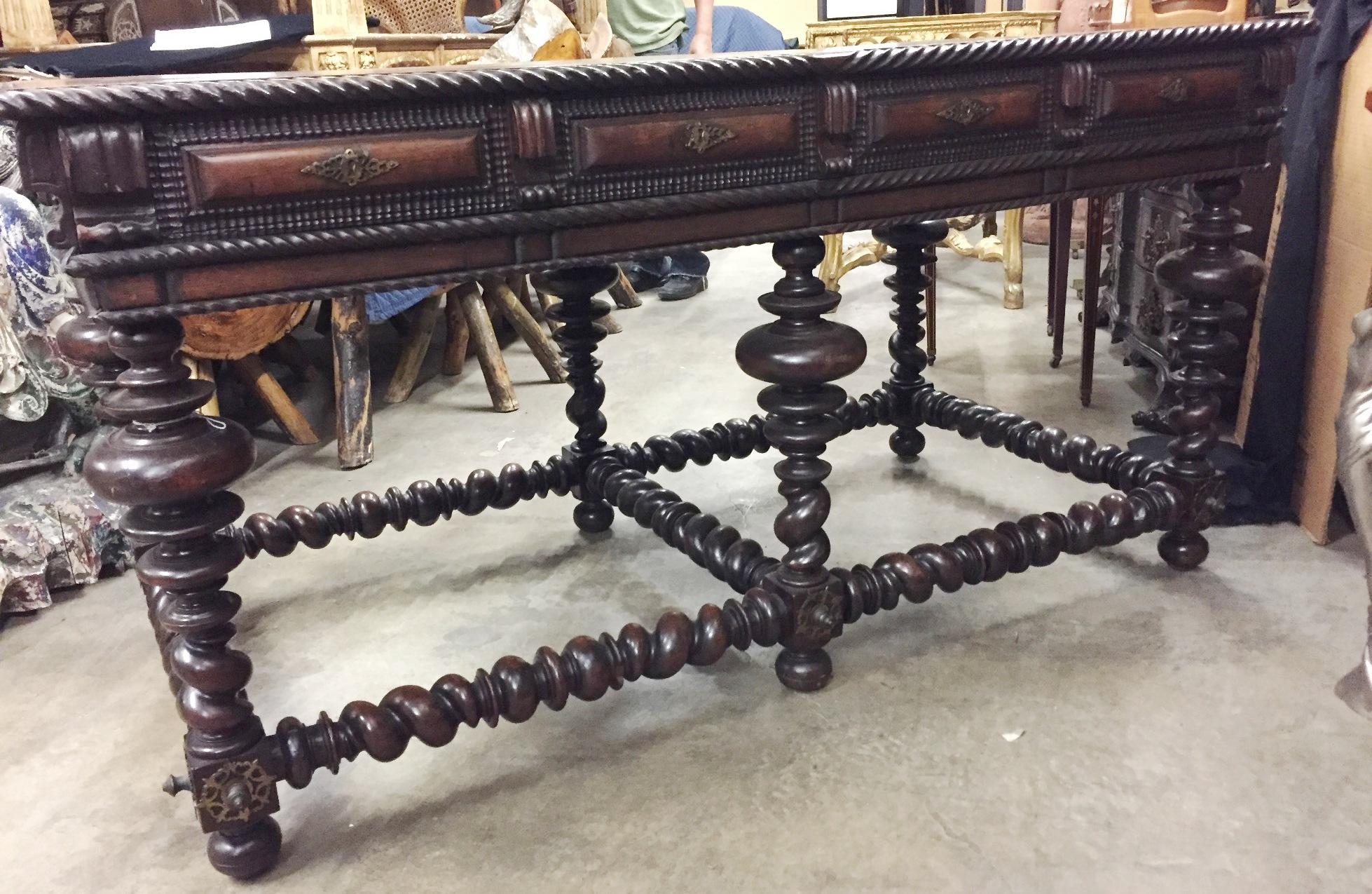 Portuguese Carved Center Table, Late 18th Century 6