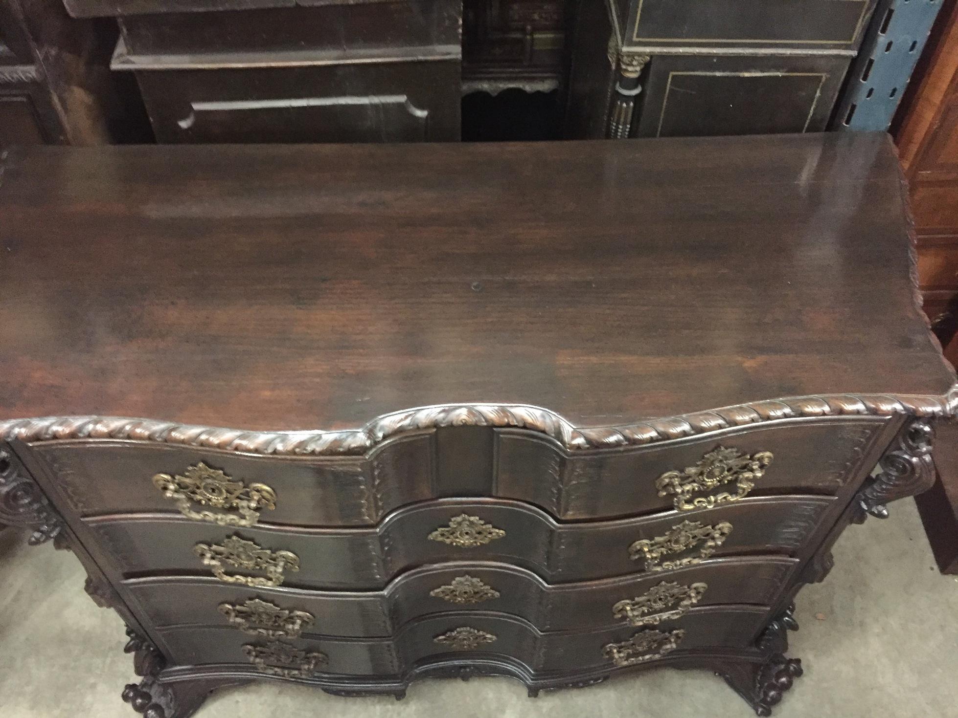 Portuguese Carved Commode, 19th Century 12