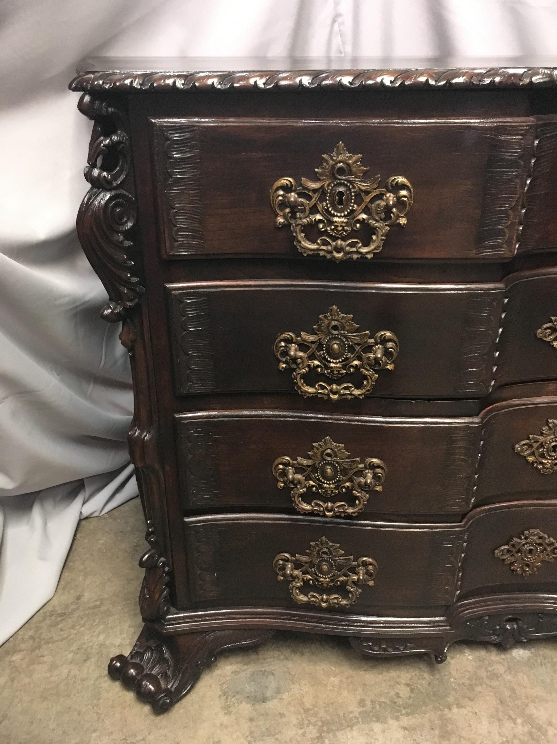 Portuguese Carved Commode, 19th Century 1