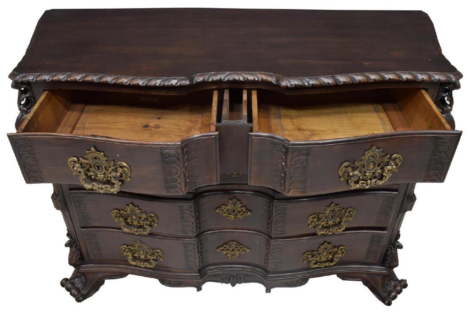 Portuguese Carved Commode, 19th Century 2
