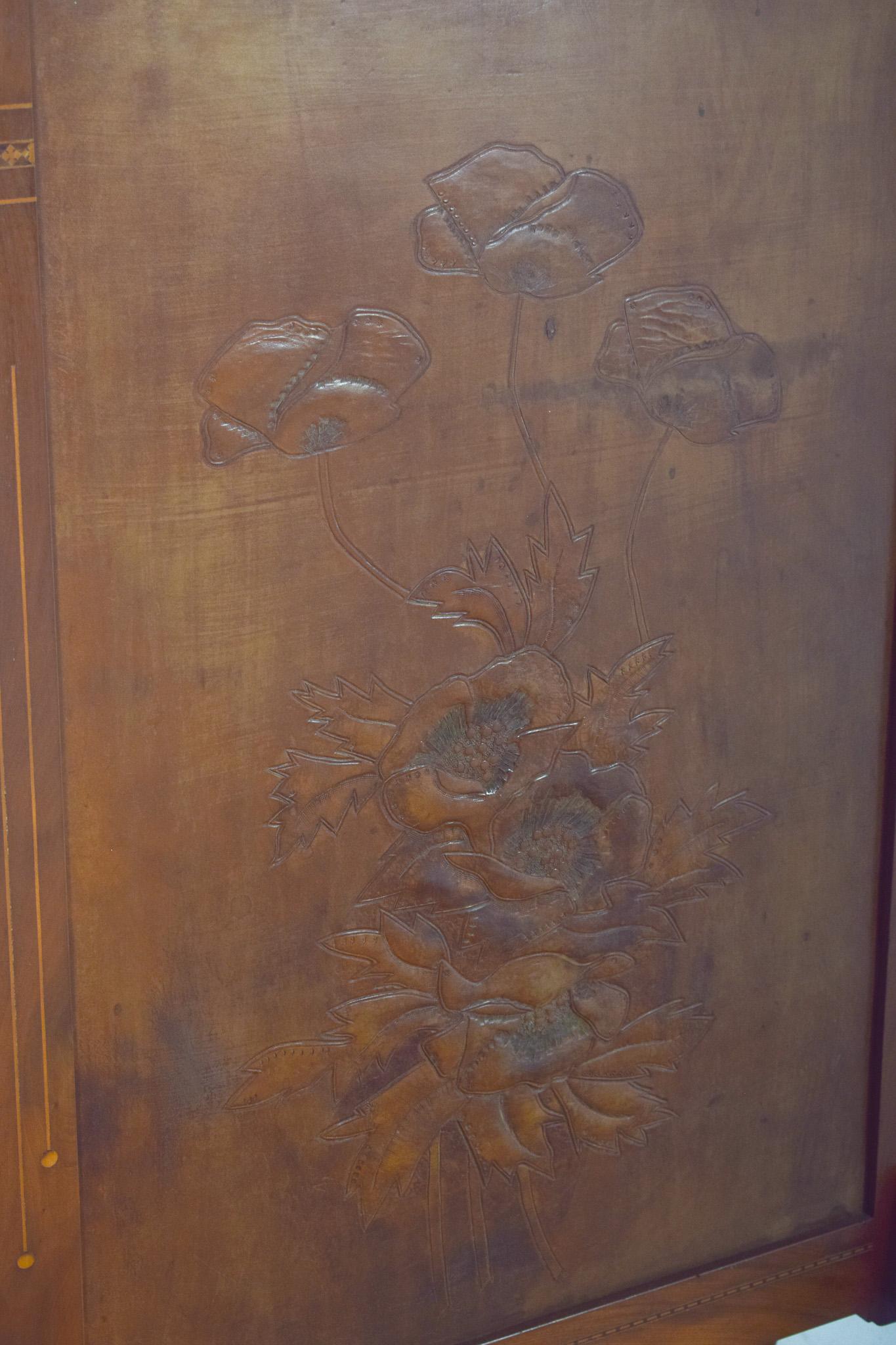 20th Century Portuguese Carved Wood Fireplace For Sale