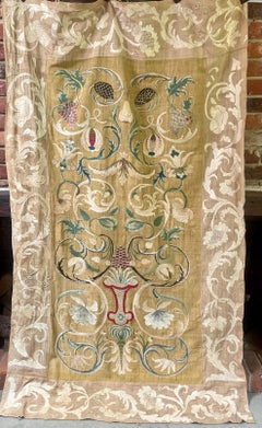 Portuguese Castelo Branco Embroidered Wedding Coverlet