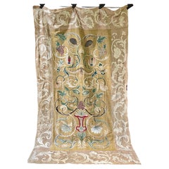 Portuguese Castelo Branco Embroidered Wedding Coverlet