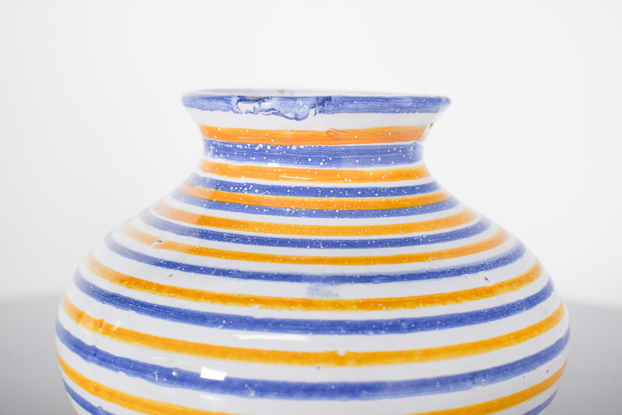 Vase en céramique portugaise C.I.C., S. Miguel, Açores Bon état - En vente à Lisboa, Lisboa