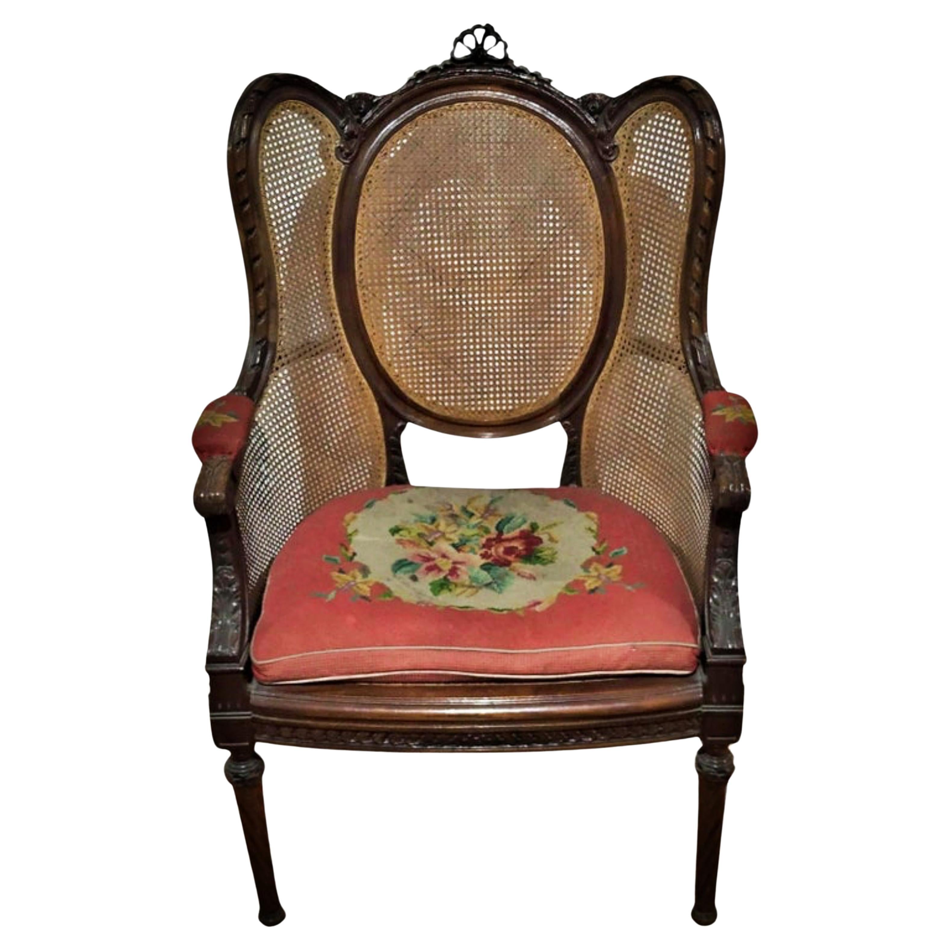 PORTUGUESE CHAIR LOUIS XV STYLE 19th Century For Sale