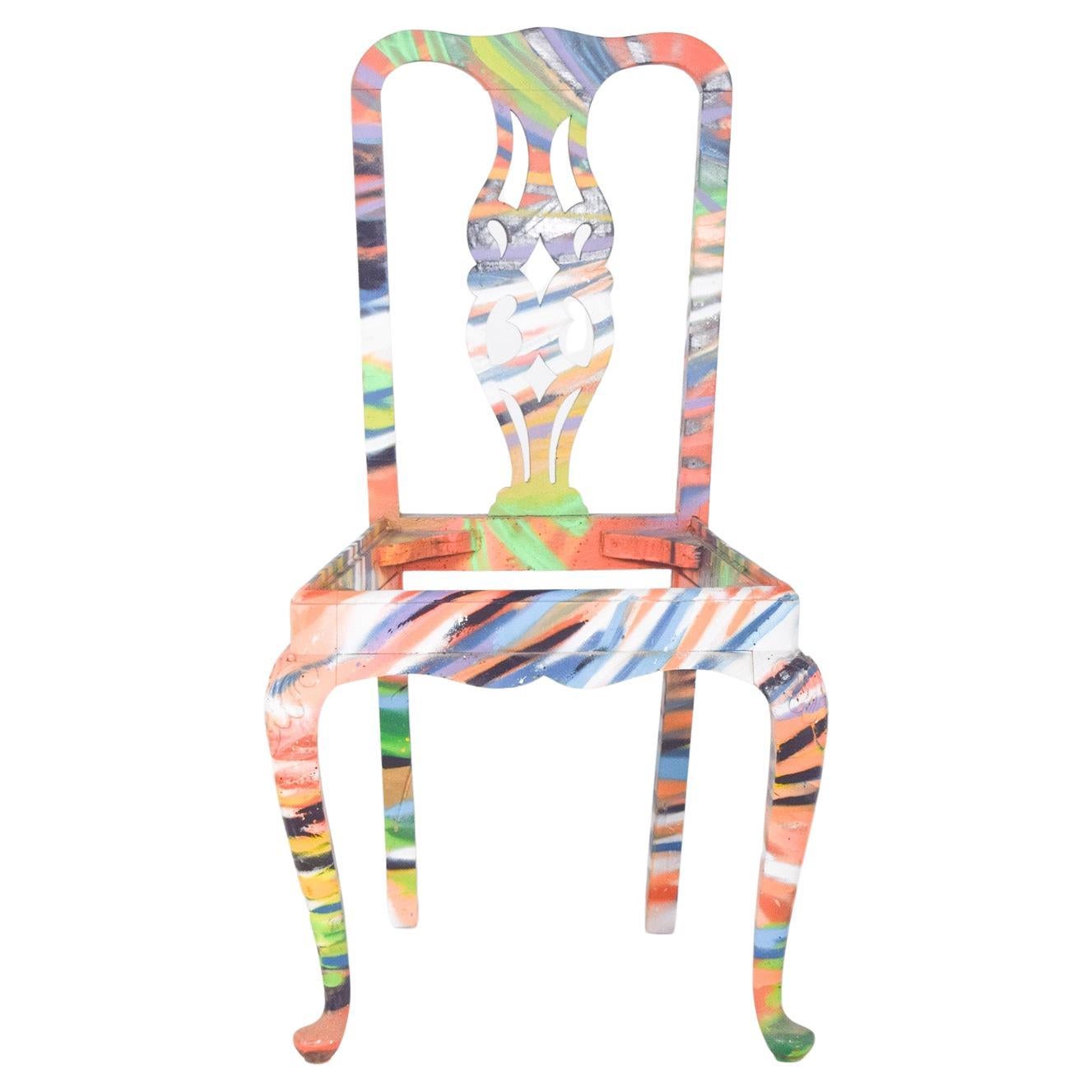 Chaise portugaise transformée en art urbain par Francisco Camilo en vente