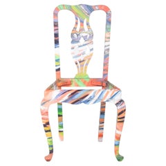 Portuguese Chair Turn in Urban Art By Francisco Camilo