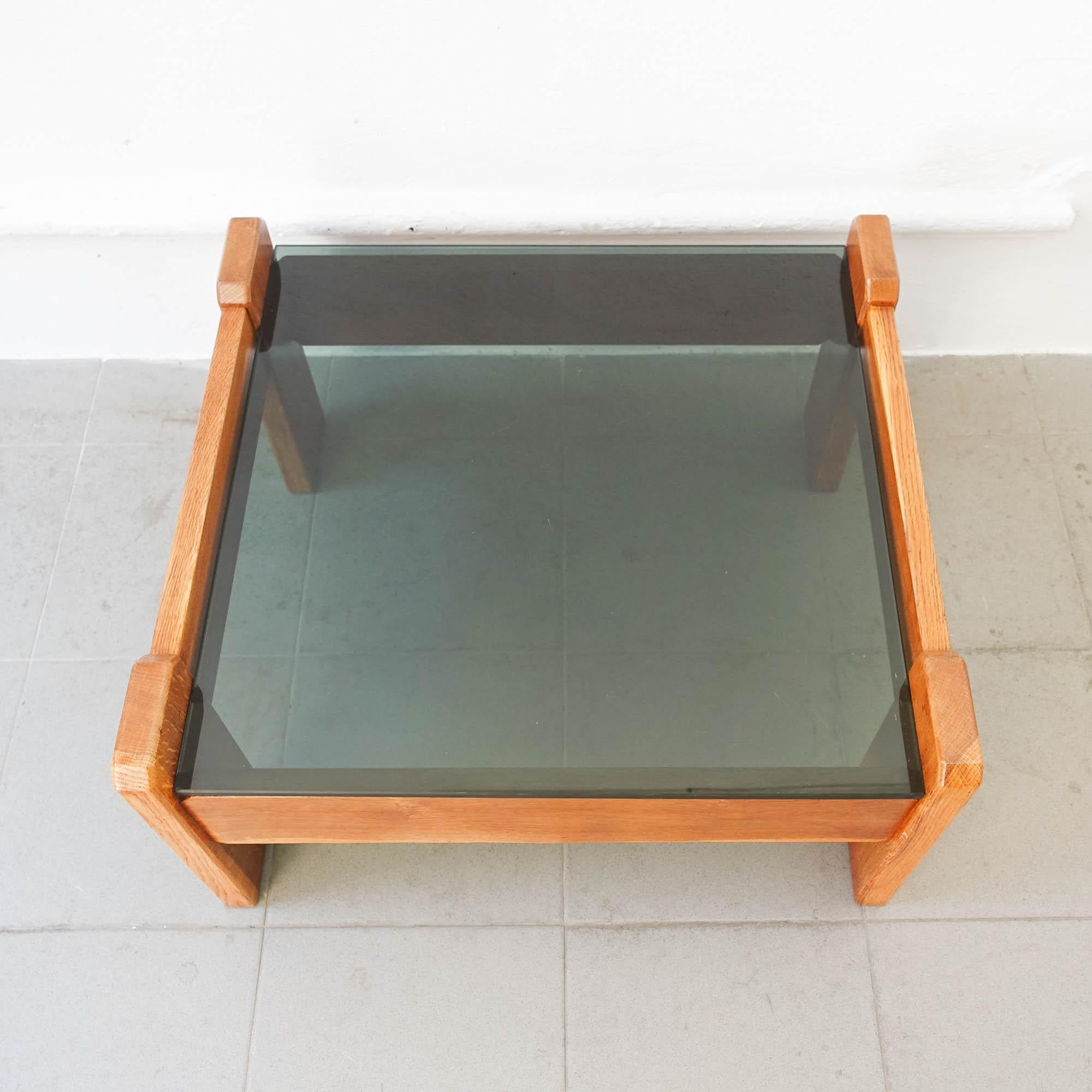 Portuguese Coffee Table in French Oak by Eduardo Afonso Dias, 1970's For Sale 3