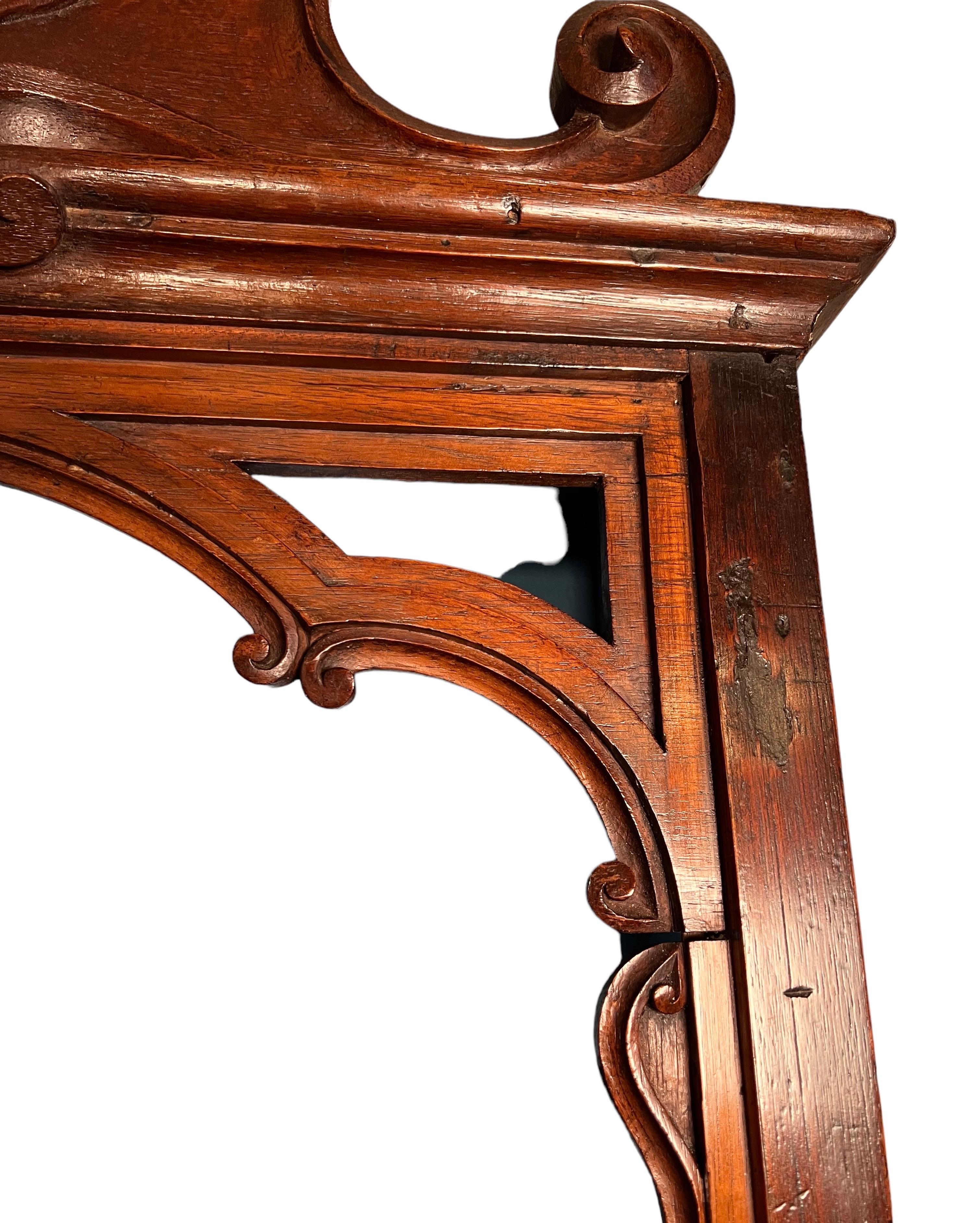 Portuguese, Colonial Carved Hanging Wall Shelf  For Sale 2