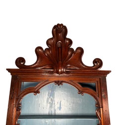 Portuguese, Colonial Carved Hanging Wall Shelf