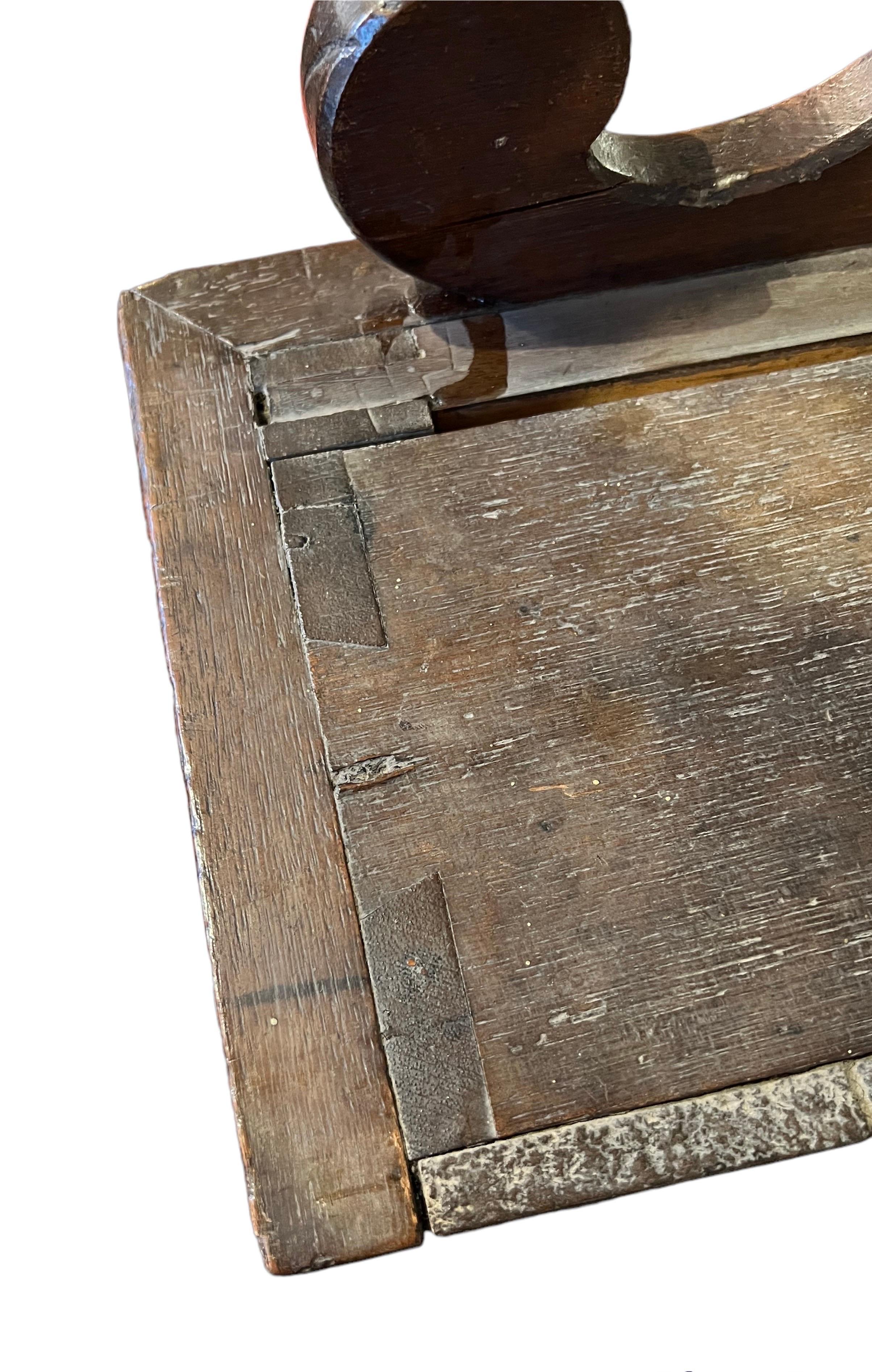 Brazilian Portuguese, Colonial Carved Hanging Wall Shelf