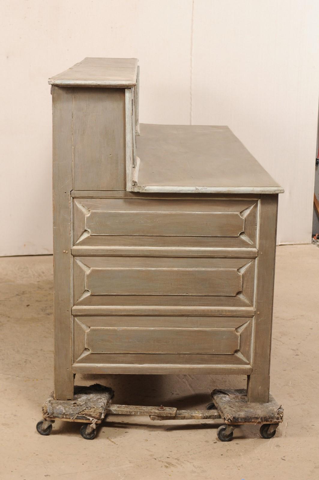 A Portuguese Colonial Refectory Cabinet with Wonderful Storage, Early 20th C. For Sale 3