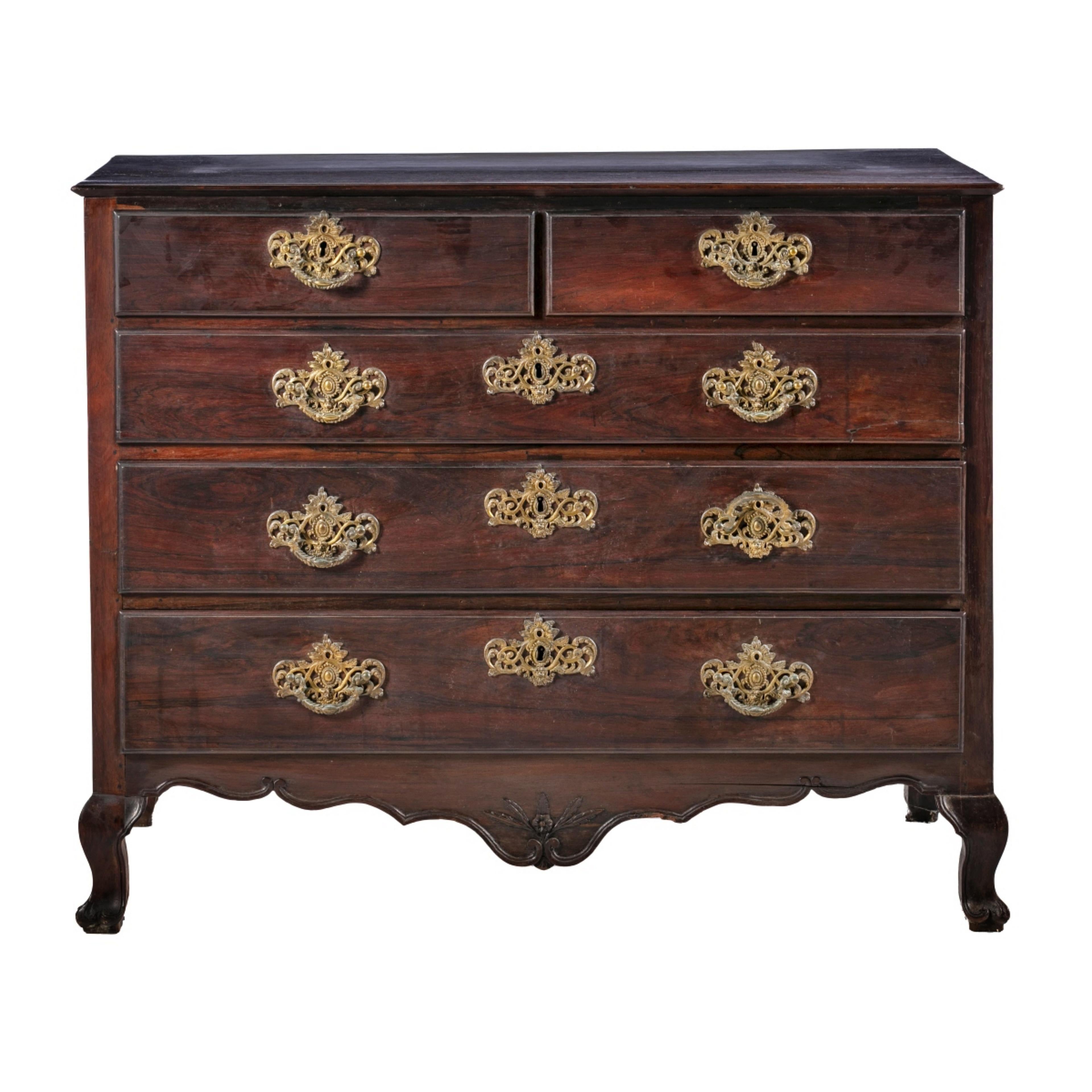 Hand-Crafted PORTUGUESE COMMODE 18th Century For Sale