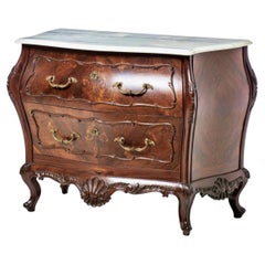 Antique Portuguese Commode Beginning 20th Century in Brazilian Rosewood