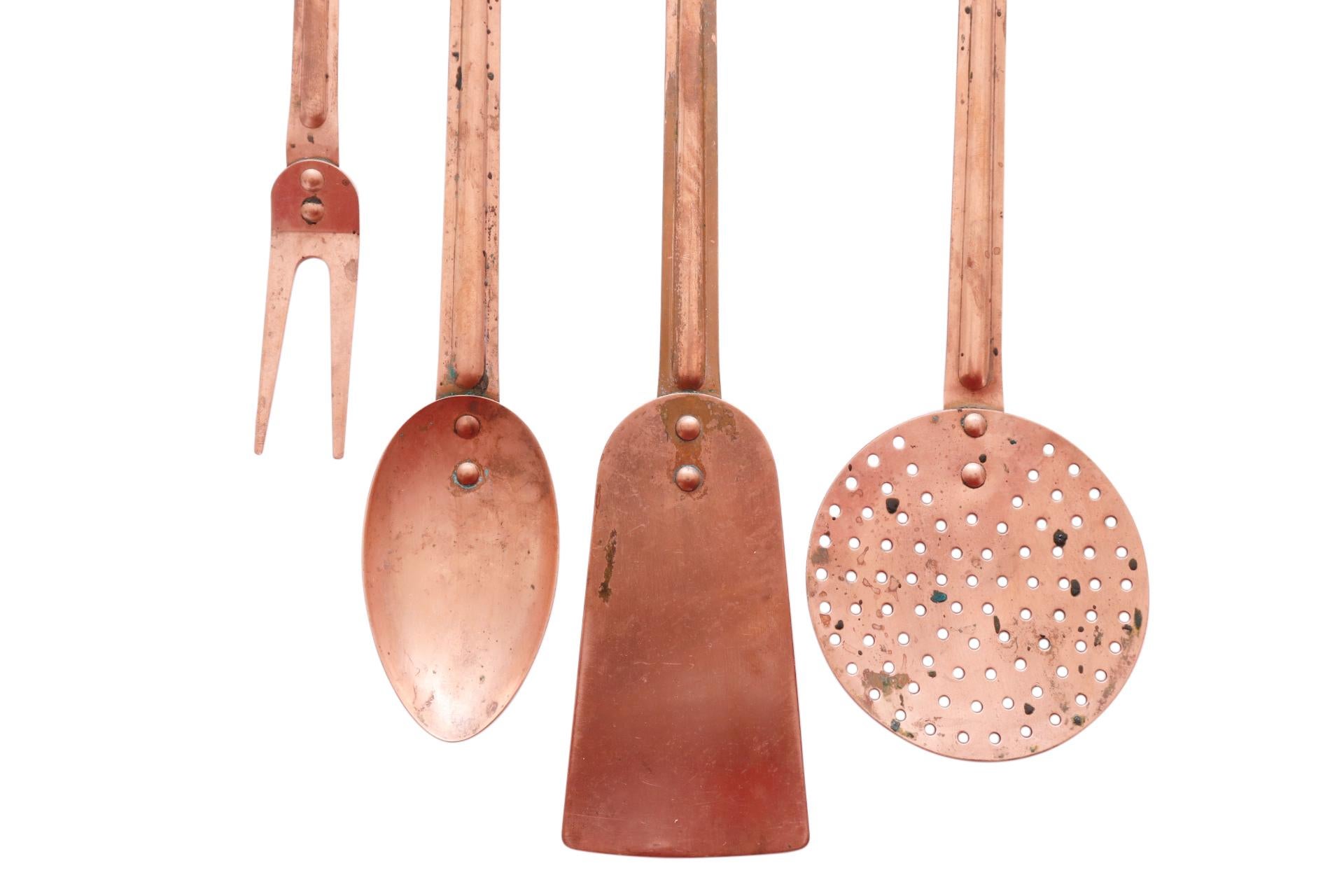 copper kitchen utensil sets