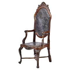 PORTUGUÉS D. SILLÓN JOSÉ DE RESPALDO ALTO Siglo XVIII