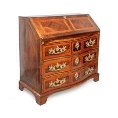 18th Century Marquetry Bureau Secretary in Rosewood