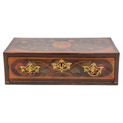 Portuguese D. Maria I Period Inlaid Rosewood Desk Drawer, Late 18th Century