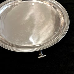 Portuguese D. Maria I Silver Salver, Lisbon Mark (1810–1822), 833‰