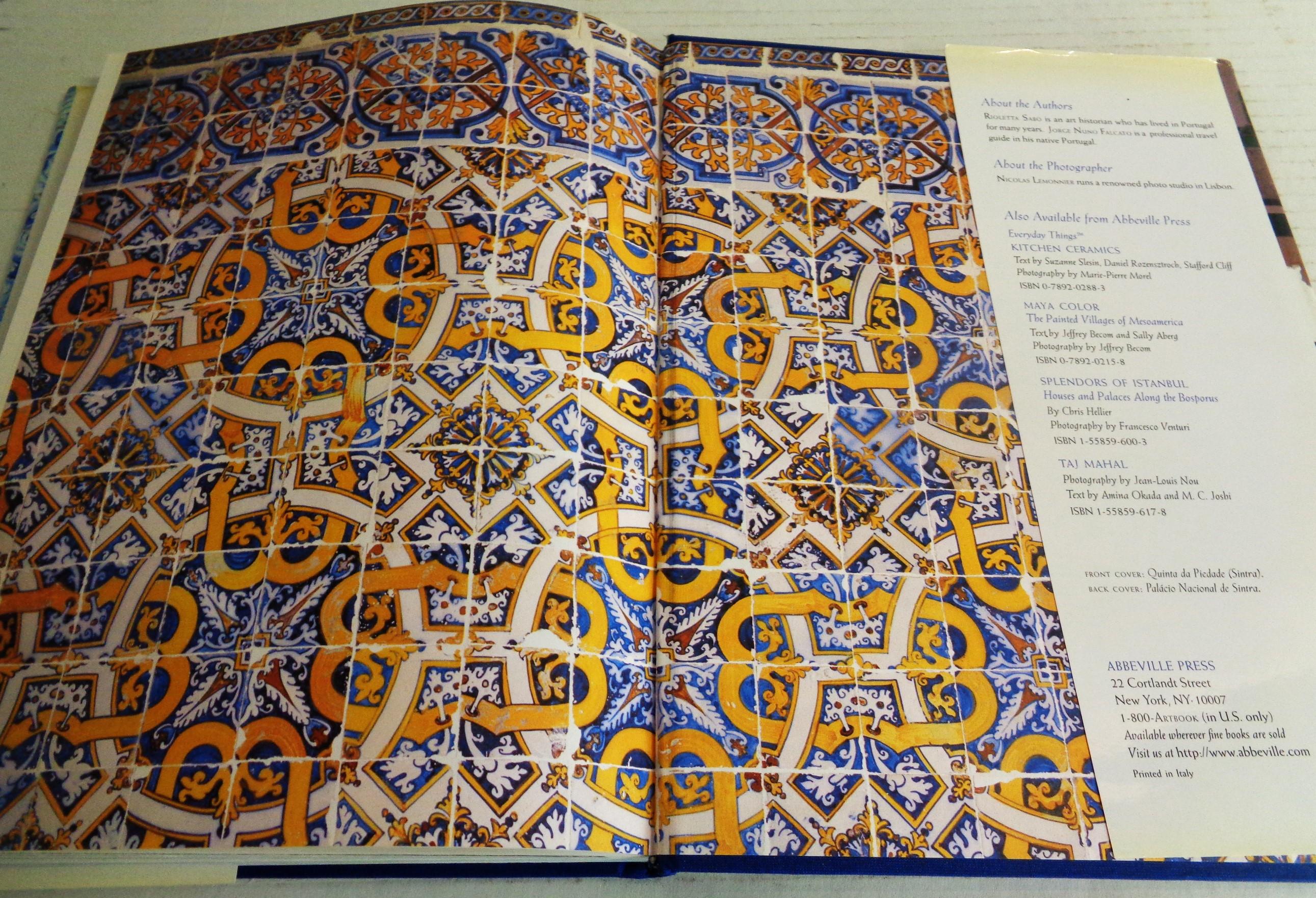 Tiles décoratifs portugais Azulejos - Sabo & Palcato - 1998 Abbeville - 1st Ed. en vente 13
