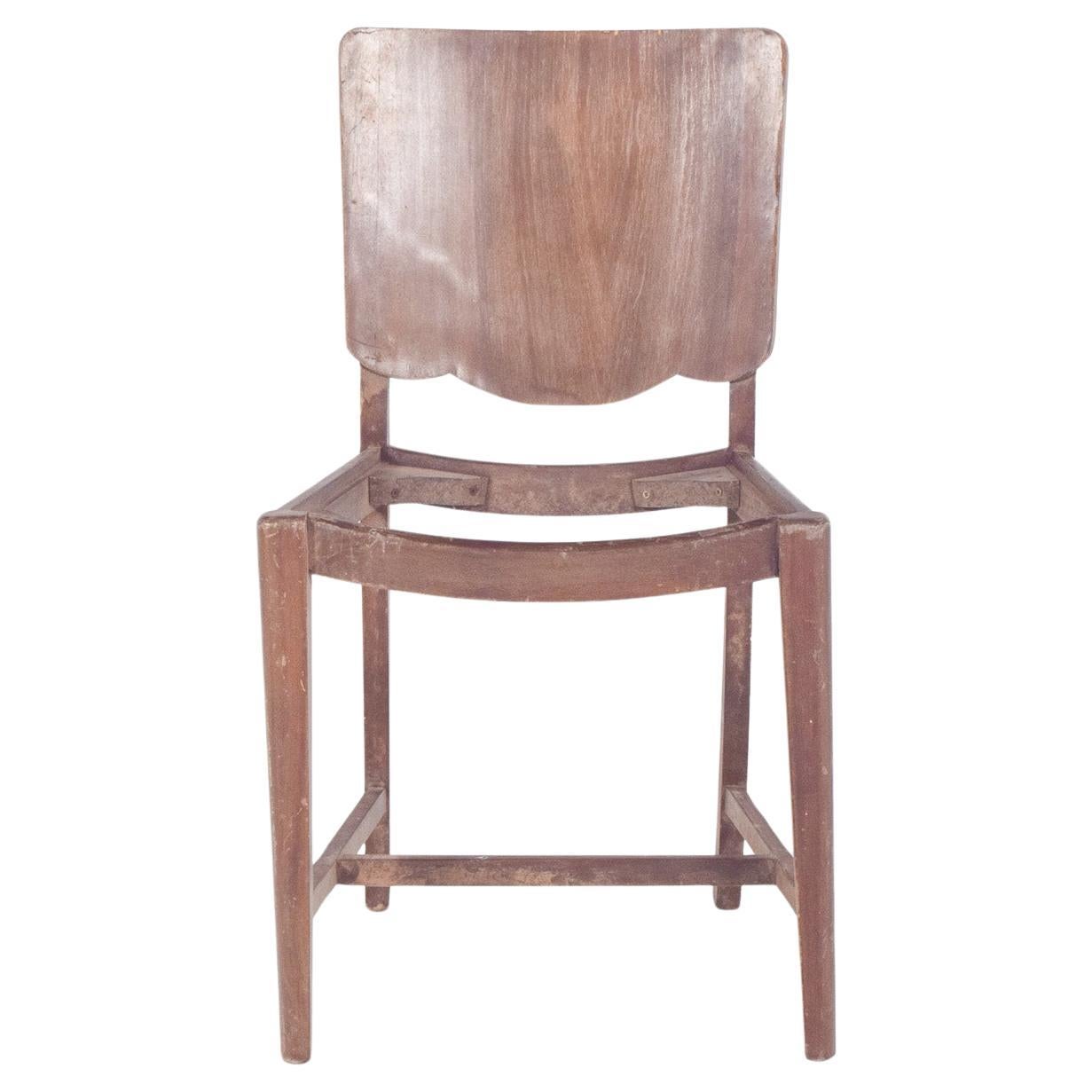 Chaise de salle à manger portugaise sans assise en vente