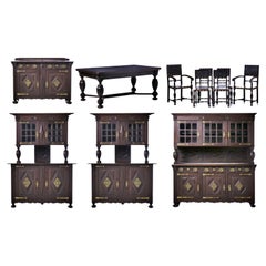 Antique Portuguese Dining Room Furniture  from the Beginning of the 20th Century
