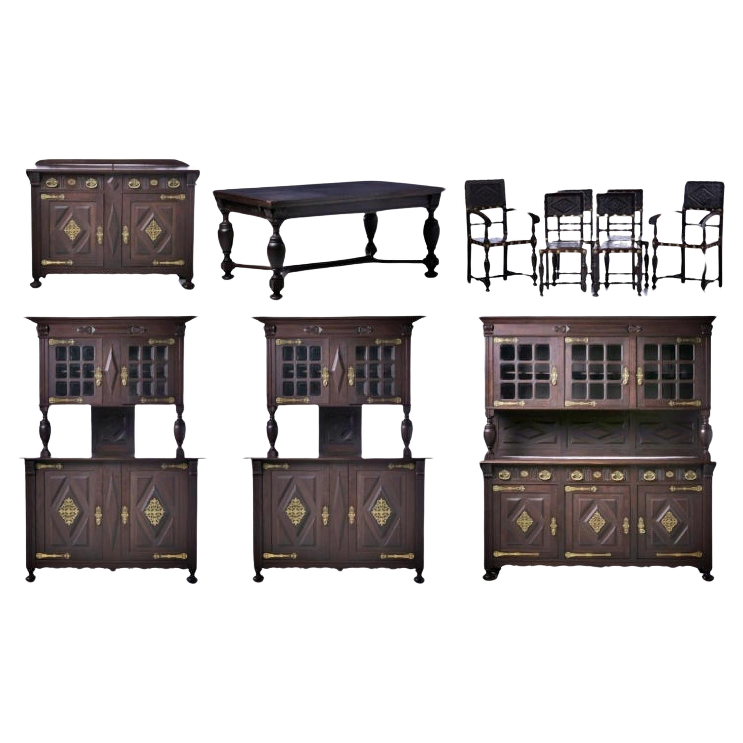 Portuguese Dining Room Furniture  from the Beginning of the 20th Century For Sale