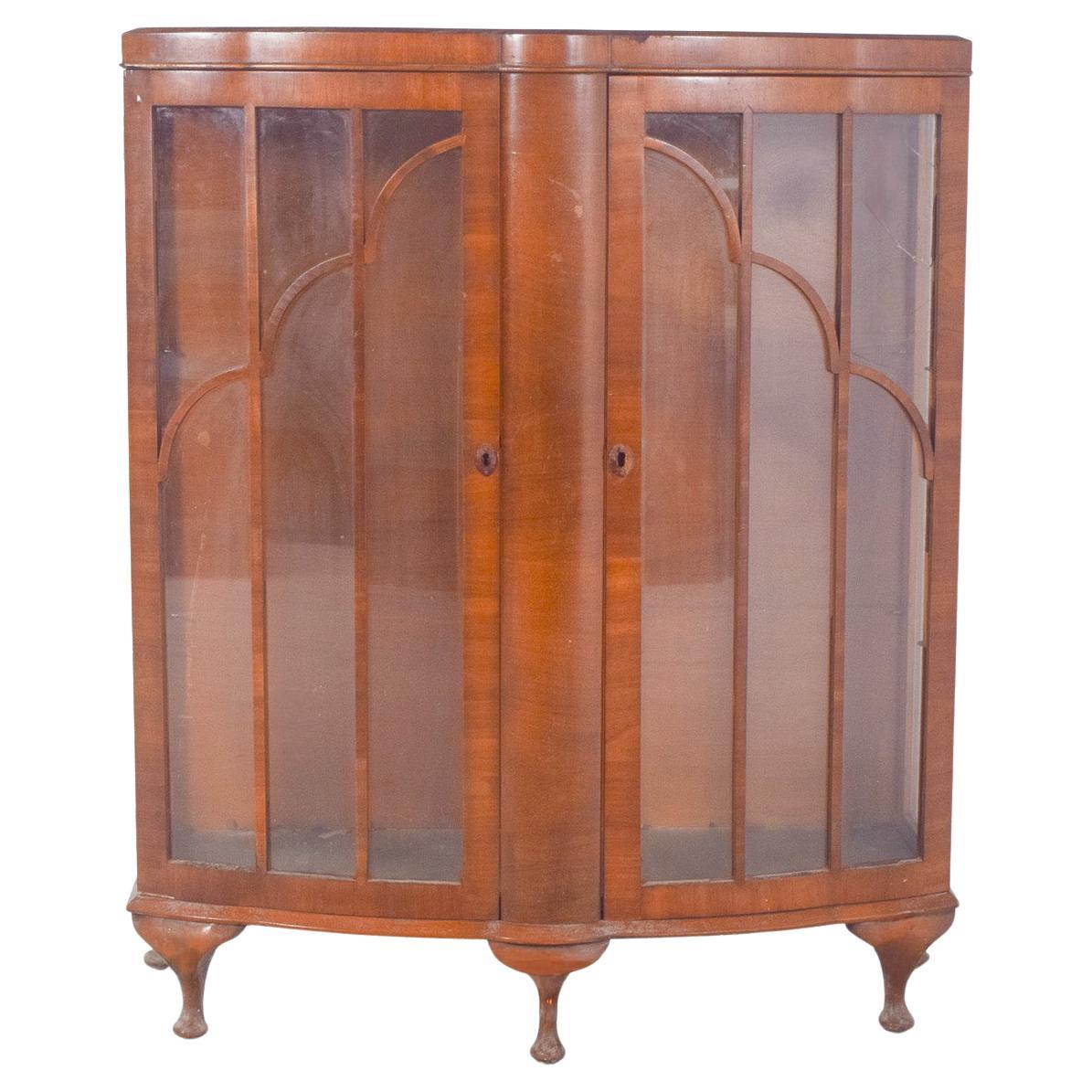 Portuguese Double-Door Showcase Cabinet