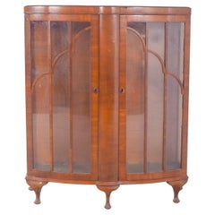 Portuguese Double-Door Showcase Cabinet