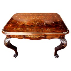 Portuguese Double Sided Rosewood Boulle Occasional Table, circa 1840