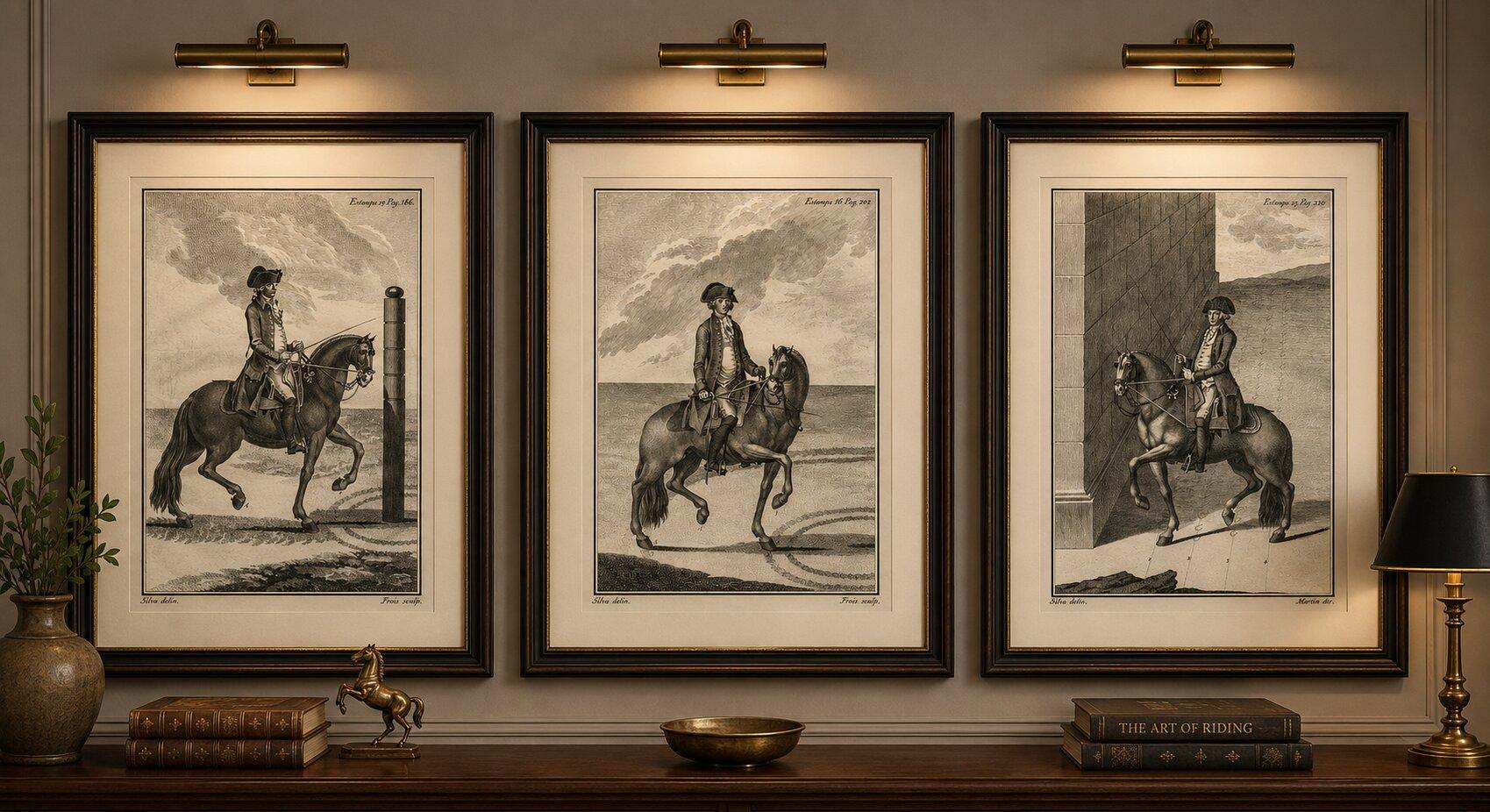 Portuguese Dressage & Piaffe Engravings — Classical Horsemanship, 1790